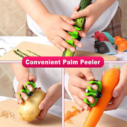 Mini Handheld Finger Peeler – Fruit & Vegetable Kitchen Gadget (Pack of 3)