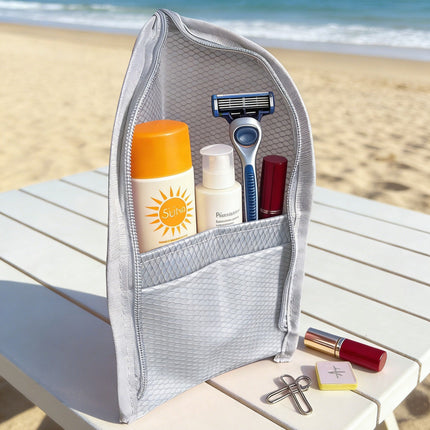 Mesh Toiletry & Beach Storage Bag – Quick-Dry Organizer (Pack of 2)