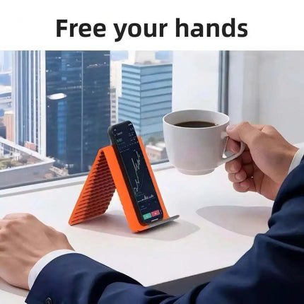 Flexible Foldable Phone & Tablet Stand – Bendable Silicone Holder, Roll-Up & Portable (Pack of 2)