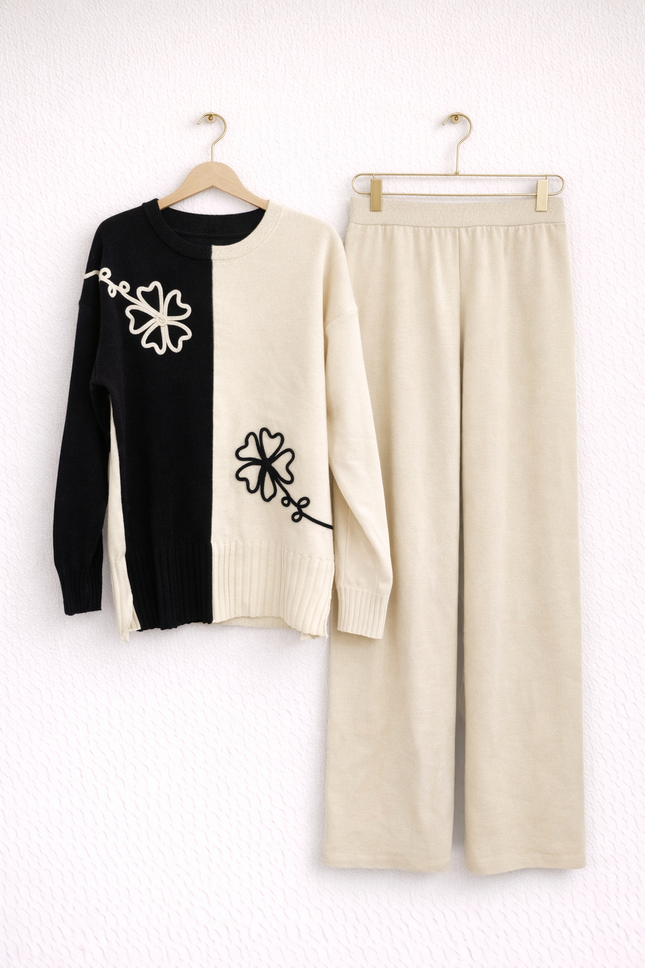 Sweater Co-Ord Set – Top & Pants