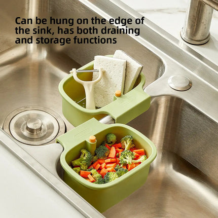 Hanging Sink Drain Basket – Kitchen Strainer for Leftovers & Washing (Pack of 2)