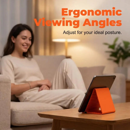 Flexible Foldable Phone & Tablet Stand – Bendable Silicone Holder, Roll-Up & Portable (Pack of 2)
