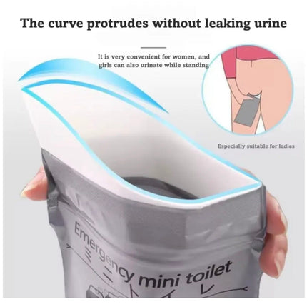 Emergency Portable Urine Bags 700 ml – Car, Travel & Traffic Jams (Pack of 6)