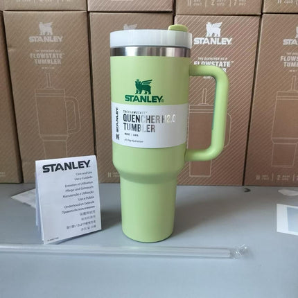 Stanley Quencher H2.0 FlowState Tumbler – 40oz | Hot Pink Stainless Steel Travel Mug