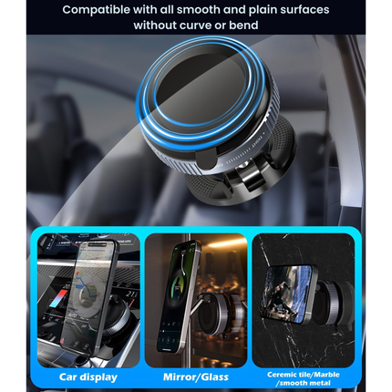 Vacuum Suction Magnetic Phone Holder