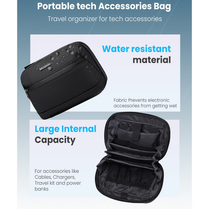 Moxedo Electronic Travel Accessories Bag [Must Have for Travelers]