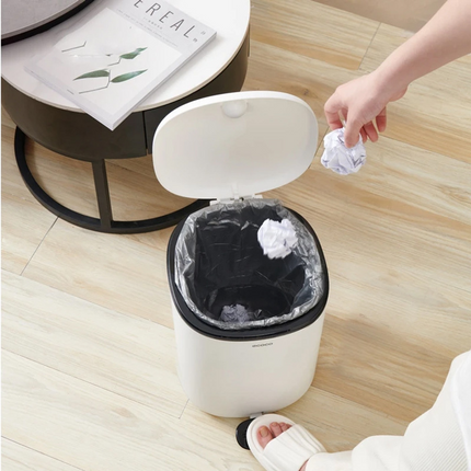 Modern 11-Liter Pedal Trash Bin – Hands-Free & Odor-Proof