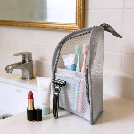 Mesh Toiletry & Beach Storage Bag – Quick-Dry Organizer (Pack of 2)