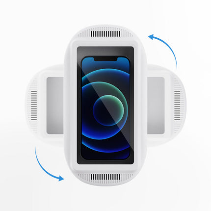 Waterproof Shower Phone Holder – Anti-Fog, 480° Rotating, Touch-Screen Wall Mount