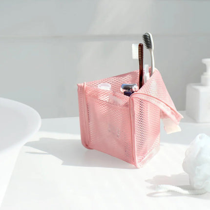 Mesh Toiletry & Beach Storage Bag – Quick-Dry Organizer (Pack of 2)