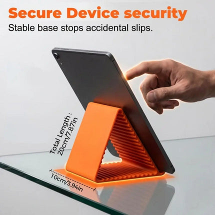 Flexible Foldable Phone & Tablet Stand – Bendable Silicone Holder, Roll-Up & Portable (Pack of 2)