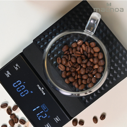 Macnoa Digital Coffee and Kitchen Scale with Timer