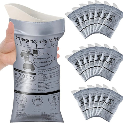 Emergency Portable Urine Bags 700 ml – Car, Travel & Traffic Jams (Pack of 6)
