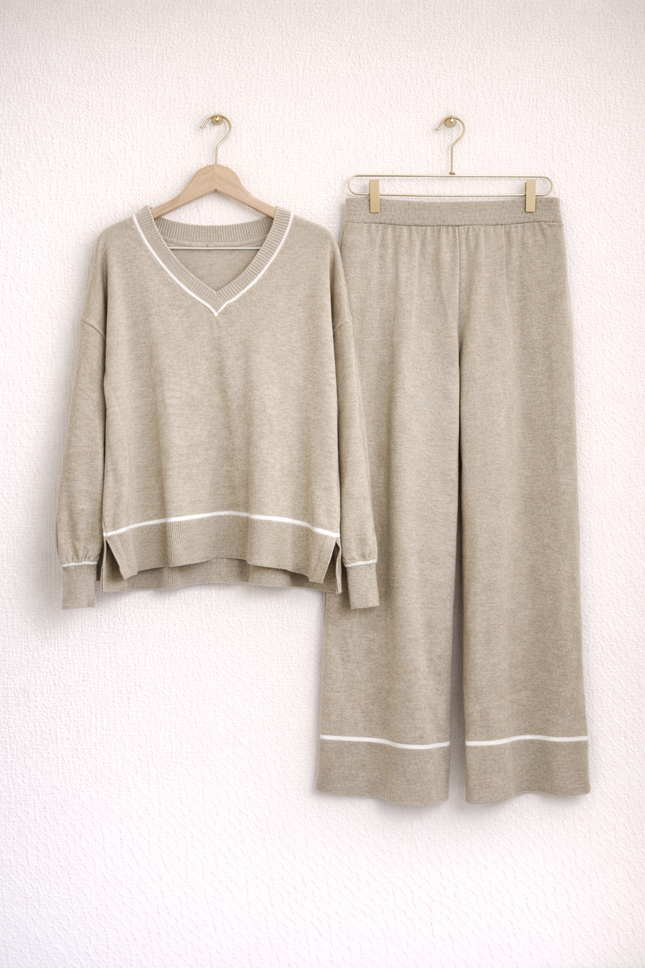 Sweater Co-Ord Set – Top & Pants