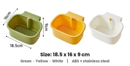 Hanging Sink Drain Basket – Kitchen Strainer for Leftovers & Washing (Pack of 2)