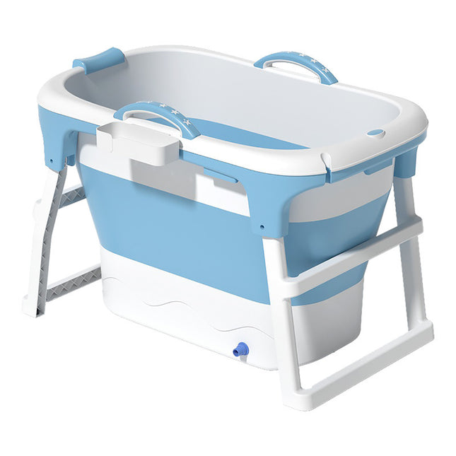 Portable Collapsible Soaking Bathtub for Adults | Home Spa Tub