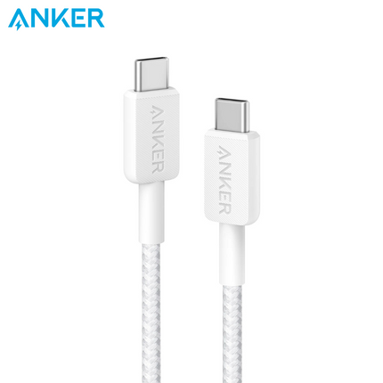 Anker 322 Nylon Braided USB-C to USB-C Cable (3ft / 0.9m)