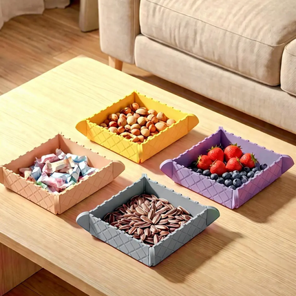 Foldable Magnetic Silicone Mat &amp; Tray – Heat-Resistant 2-in-1 Storage Pad