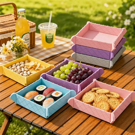 Foldable Magnetic Silicone Mat &amp; Tray – Heat-Resistant 2-in-1 Storage Pad