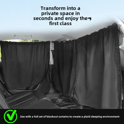Car Privacy Curtains & Magnetic Sunshades for Camping & Napping