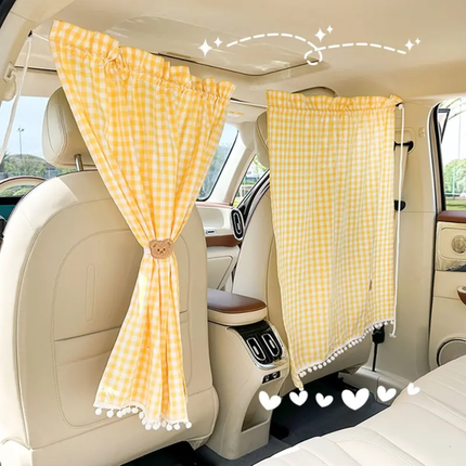 Car Privacy Curtains & Magnetic Sunshades for Camping & Napping
