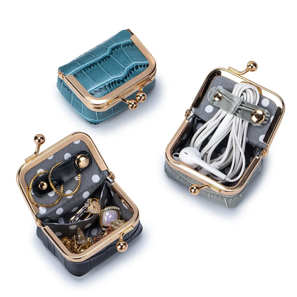 The Pocket Vault™ – Genuine Leather Mini Jewelry & Accessory Case
