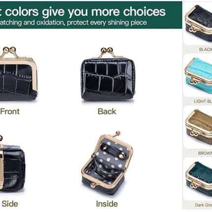 The Pocket Vault™ – Genuine Leather Mini Jewelry & Accessory Case