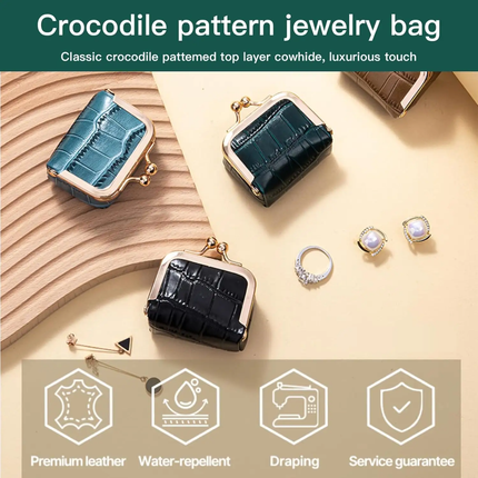 The Pocket Vault™ – Genuine Leather Mini Jewelry & Accessory Case