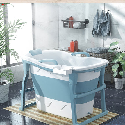Portable Collapsible Soaking Bathtub for Adults | Home Spa Tub