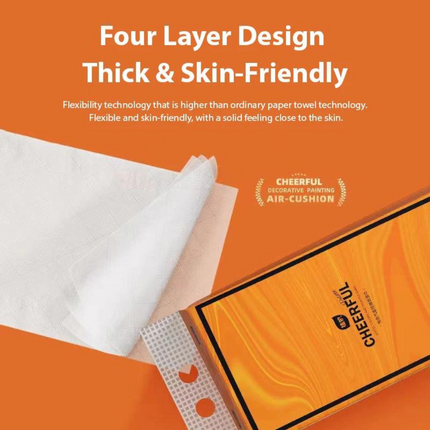 4x Ply Extra Thick Premium Tissue Paper - Soft & Skin-Friendly Tissues (Pack of 4 Bags/Carton)