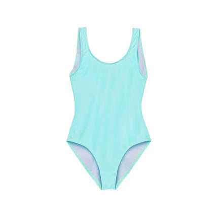 Baby blue bathing suit
