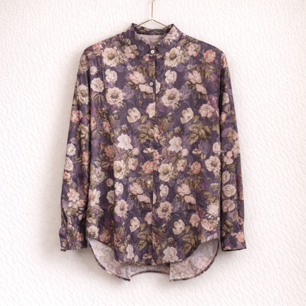 Floral Printed Button-Down Shirt