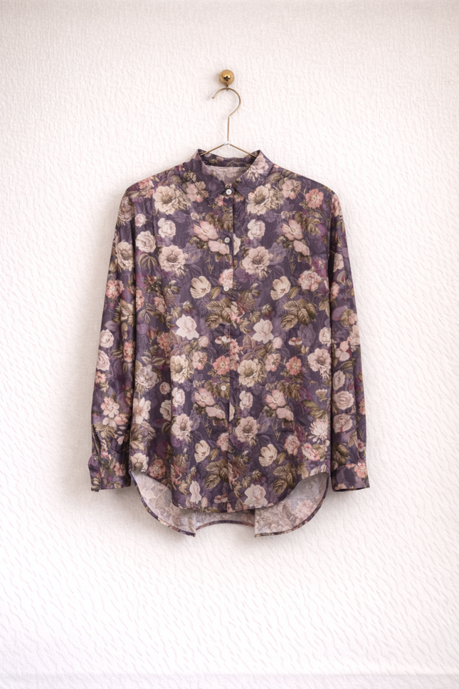 Floral Printed Button-Down Shirt