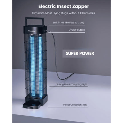 Moxedo Electric Insect Zapper with UV Light, Mosquito Killer Bug Zapper
