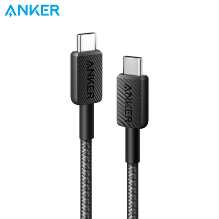 Anker 322 Nylon Braided USB-C to USB-C Cable (3ft / 0.9m)