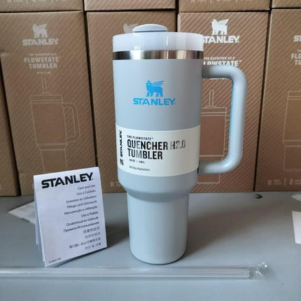 Stanley Quencher H2.0 FlowState Tumbler – 40oz | Hot Pink Stainless Steel Travel Mug