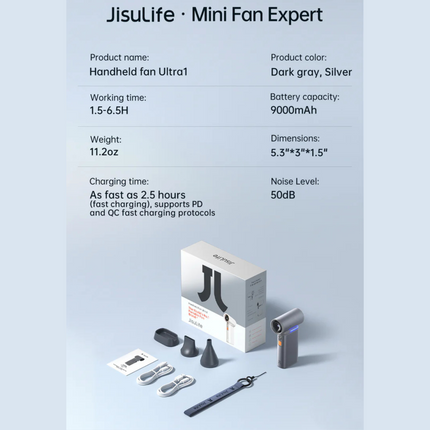 JisuLife Handheld Fan Ultra1