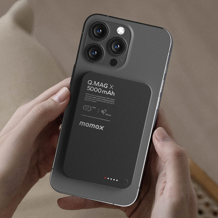 Momax Q.Mag X 5000mAh Gen2 Magnetic Wireless Power Bank
