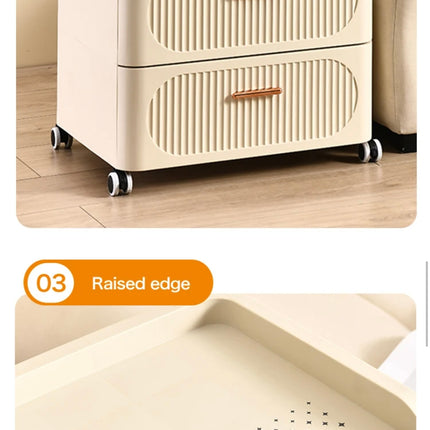 Modular Drawer Storage Cabinet with Wheels – Multi-Size Organizer