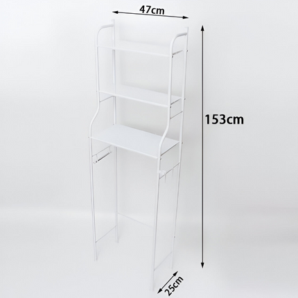 Over-The-Toilet Storage Rack – 3-Tier Bathroom Organizer Shelf