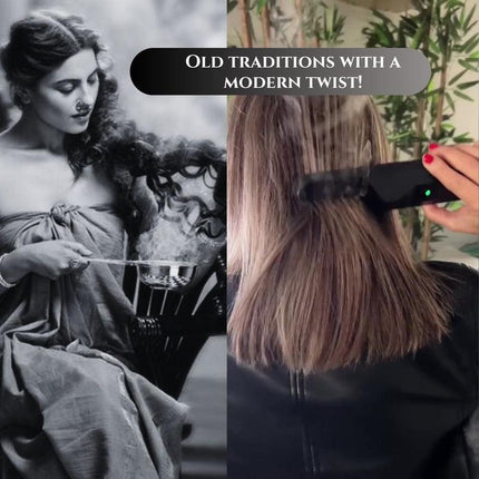 Electronic Incense Burner And Hair Comb 2 in 1