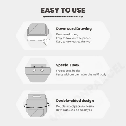 4x Ply Extra Thick Premium Tissue Paper - Soft & Skin-Friendly Tissues (Pack of 4 Bags/Carton)