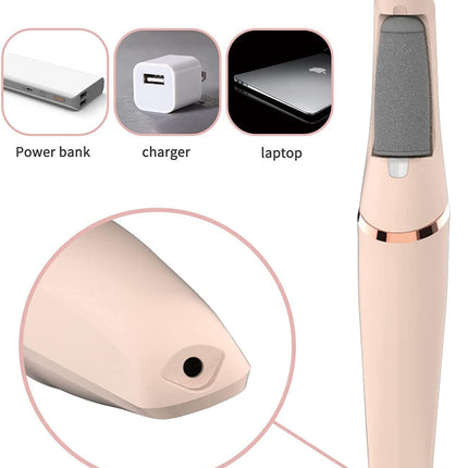 Rechargeable Electric Foot Callus Remover Pedicure Machine Foot Grinder for - Home Spa Pedicure Experience - Removes Dry Skin for Smoother Feet