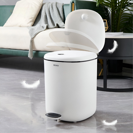 Modern 11-Liter Pedal Trash Bin – Hands-Free & Odor-Proof