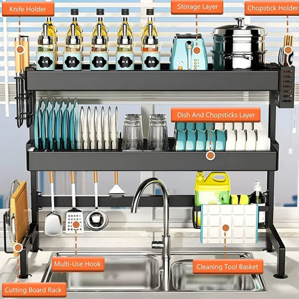 Kitchen Sink Rack Double