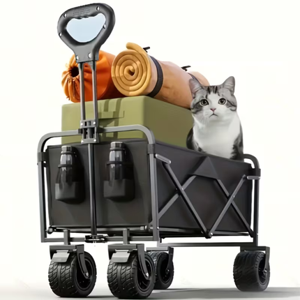 150Kg Load Capacity Heavy Duty Folding Outdoor Camping and Picnic Wagon Trolley