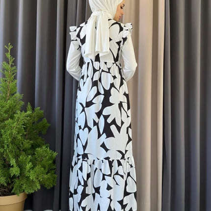 Chic Layered Floral Maxi Dress Set