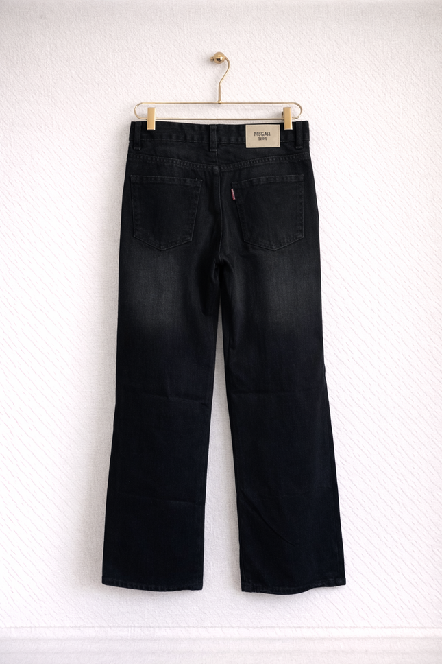 High-Waist Baggy fit Black Denim Jeans for Women