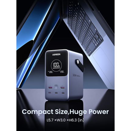 UGREEN 300W 48000mAh Fast Charging Power Bank with Smart Digital Display