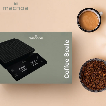 Macnoa Digital Coffee and Kitchen Scale with Timer
